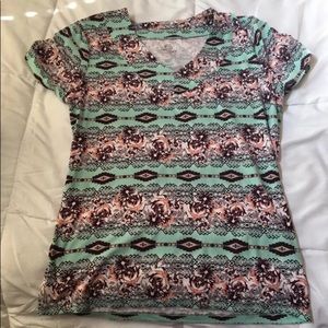 western print t shirt
